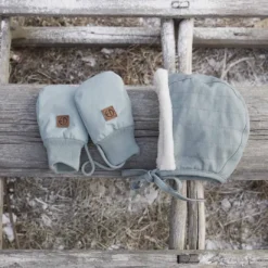 Babymössa Vintage Varmfodrad - Pebble Green