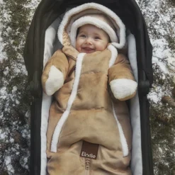 Babymössa Vintage Varmfodrad - Alcantara