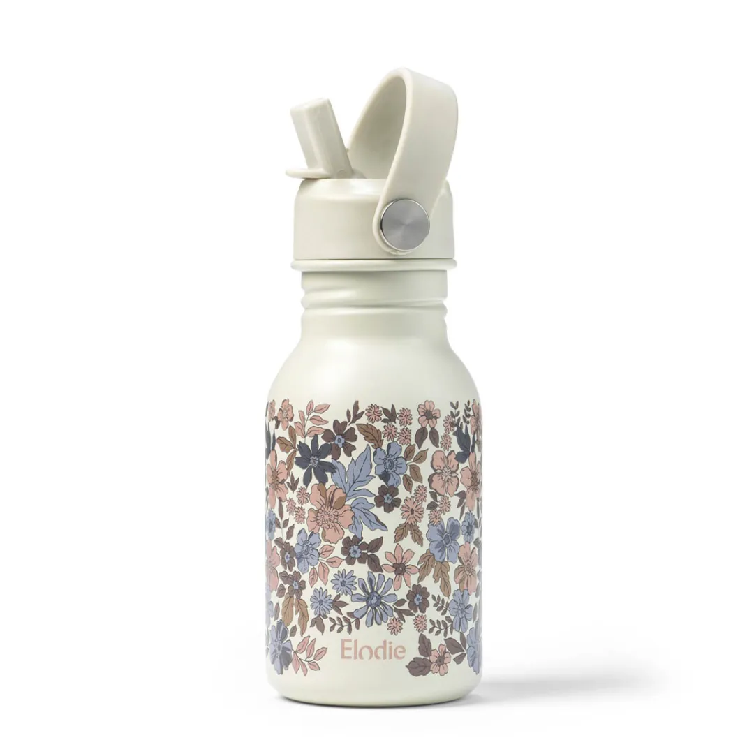 Backpack MINI & Vattenflaska Set - Blue Garden