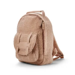 Backpack MINI & Vattenflaska Set - Pink Bouclé