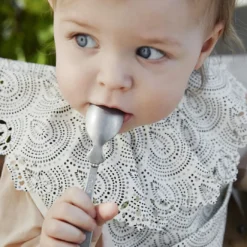 Barnbestick - Antique Silver