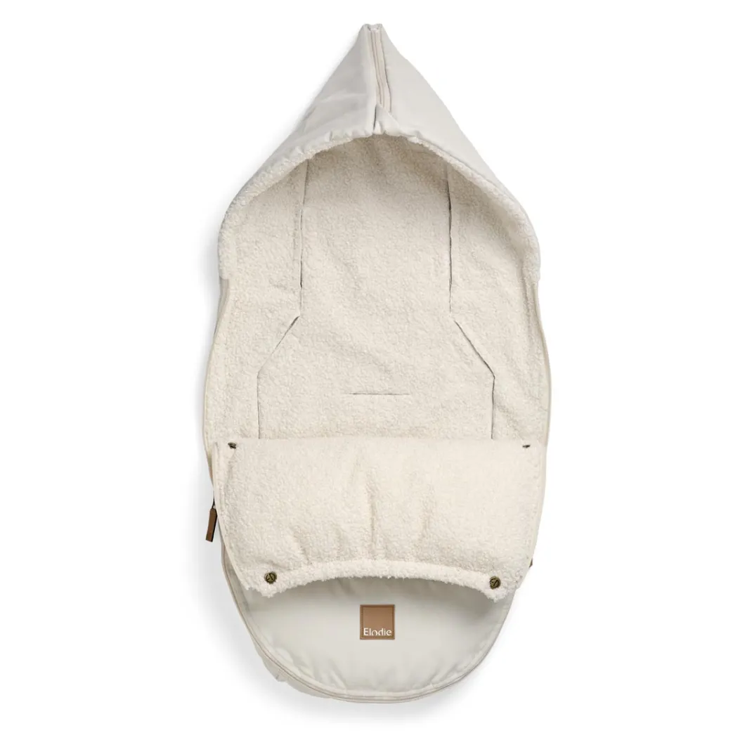 Bilstolsåkpåse - Creamy White