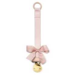 Binky Bloom Napp & Napphållare Set - Powder Pink