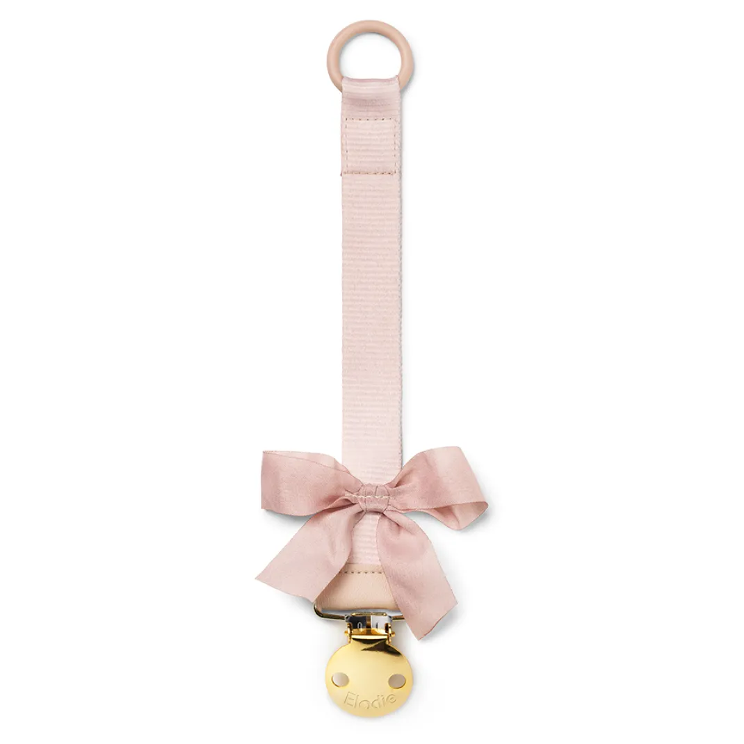 Binky Bloom Napp & Napphållare Set - Powder Pink