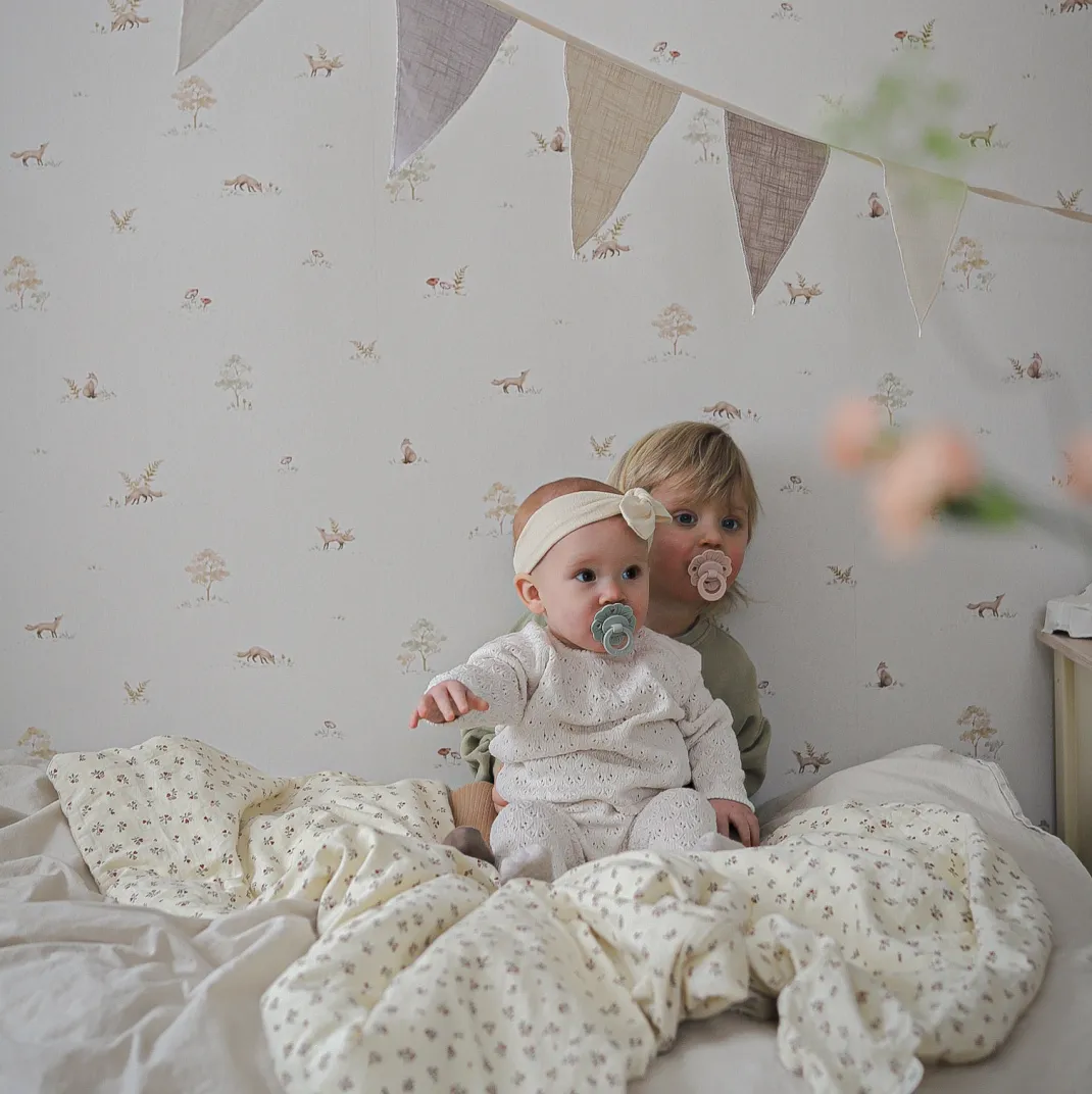 Binky Bloom Silikon 3+ mån - Powder Pink