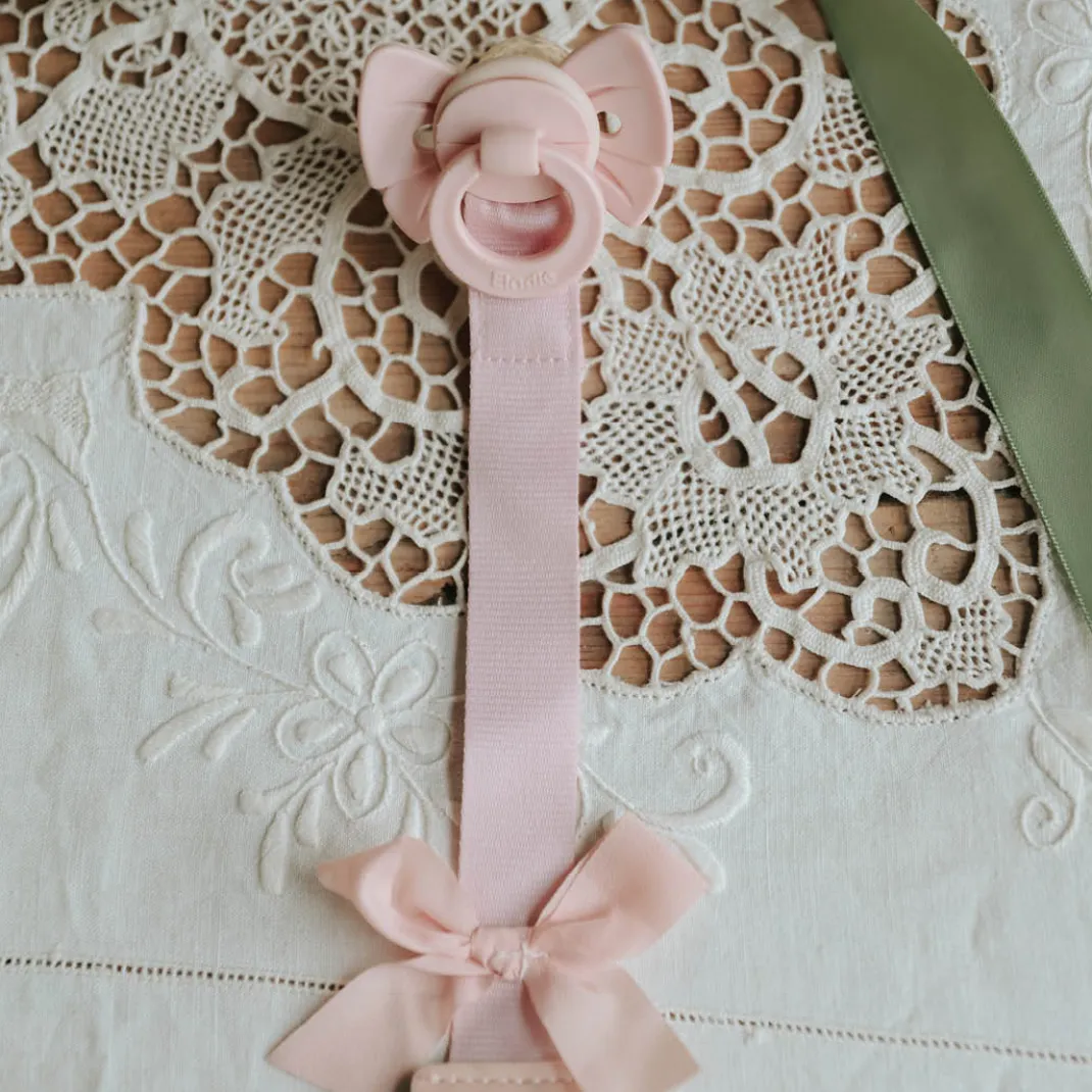 Binky Bow 3+ mån - Misty Pink