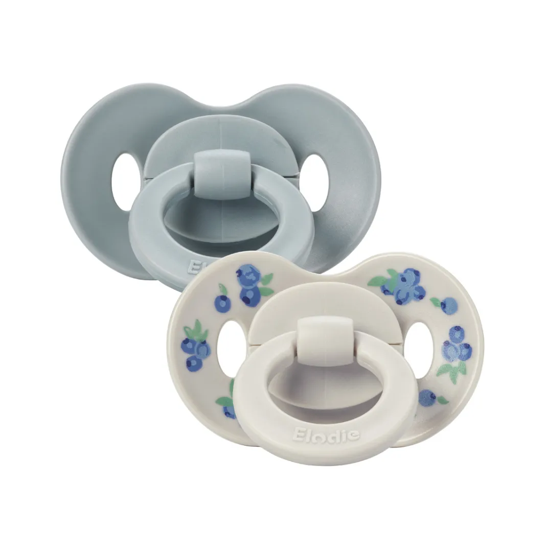 Binky Bundle Silikon 0-6 m - Blueberry Bliss