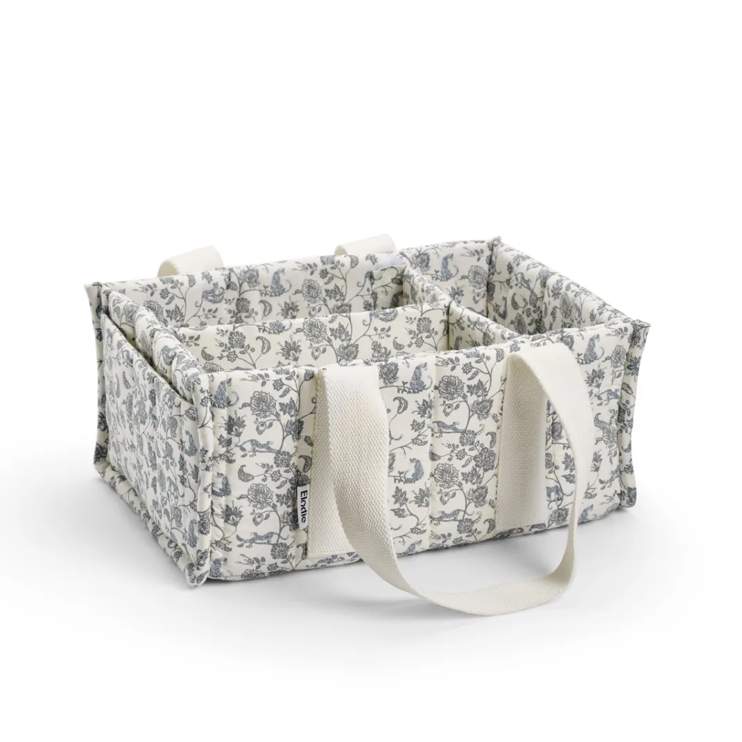 Diaper Caddy Set - Garden Leo Toile