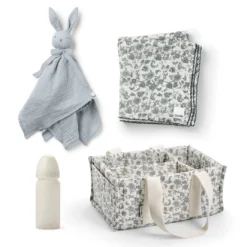 Diaper Caddy Set - Garden Leo Toile