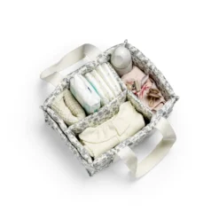 Diaper Caddy Set - Garden Leo Toile
