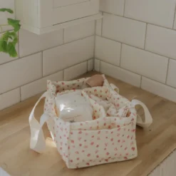 Diaper Caddy Set - Petit River Rose