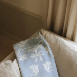 Jacquardfilt - Blueberry Blue