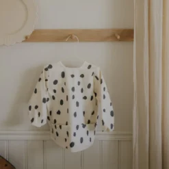 Långärmad Haklapp - Dalmatian Dots Grande