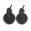 Mondo Stroller Framhjuls Set - Black
