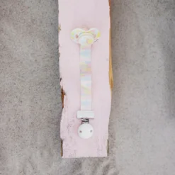 Napphållare Trä - Pastel Braids