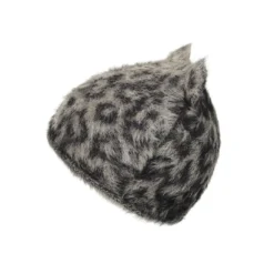 Pälsmjuk Stickad Mössa - Le Leopard