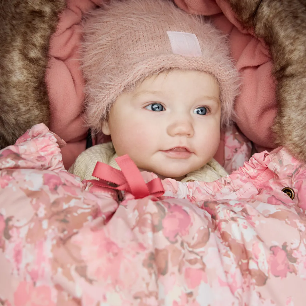Pälsmjuk Stickad Mössa - Powder Pink