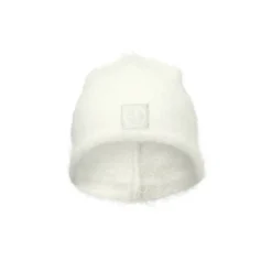 Pälsmjuk Stickad Mössa - Vanilla White