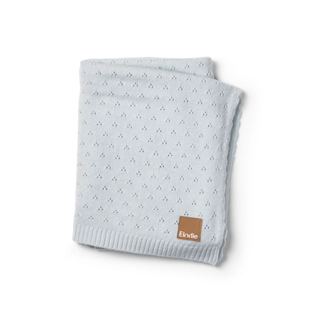 Pointelle Filt - Bermuda Blue
