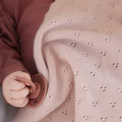 Pointelle Filt- Blushing Pink