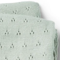Pointelle Filt - Mineral Green