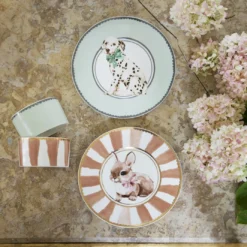 Porslinstallrik och skål - Darling Dalmatians