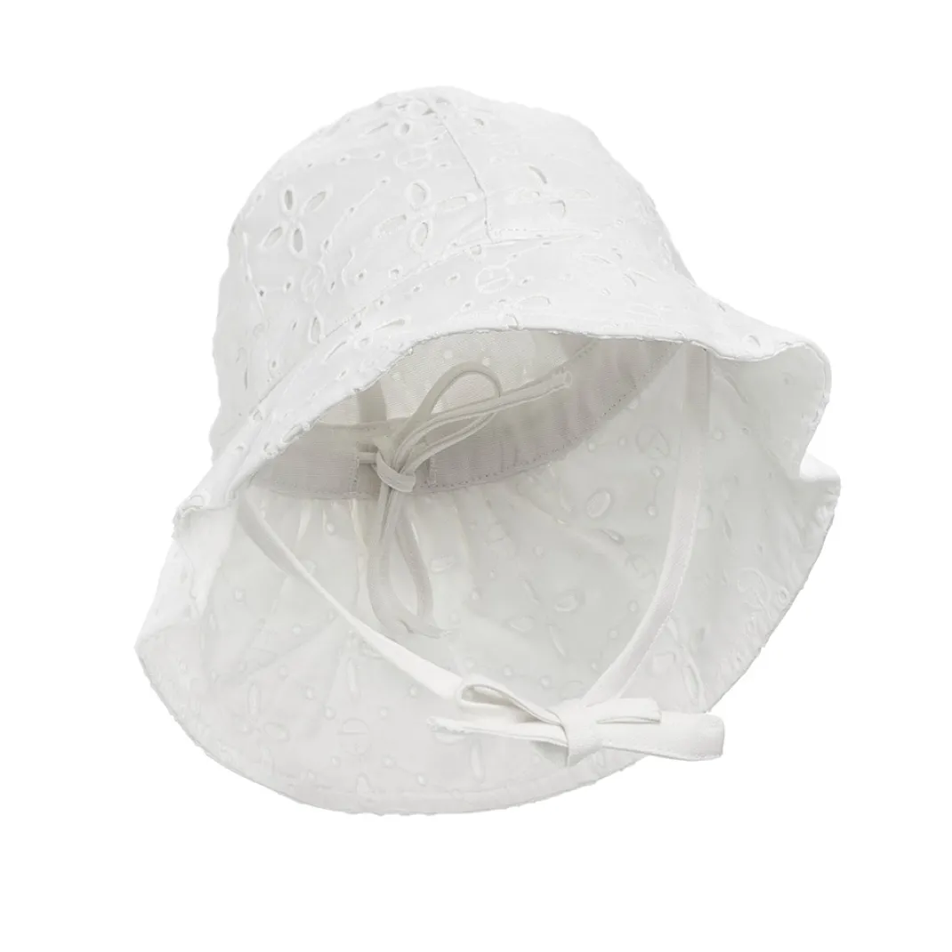 Solhatt - Embroidery Anglaise